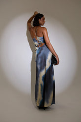 Perfect Stranger Parula Evie Recycled Maxi Dress Tie Dye Print