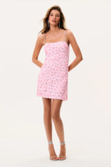 Aleria Hand-Beaded Sequin Mini Dress