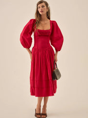 Betsy Bow Midi Dress