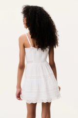 Tween Charlize Mini Dress - OPTIC WHITE