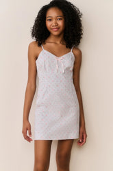 Tween Velasca Floral Cotton Mini Dress