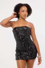 Lioness Eastside Mini Dress Noir