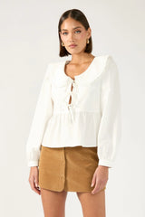 Perfect Stranger Amelie Faux Leather Suede Mini Skirt Tan
