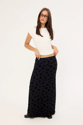 Luck & Trouble Gia Maxi Skirt Black
