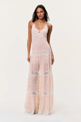 Kieva Floral Cotton-Silk Maxi Dress