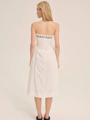Rosie Ribbon Midi Dress