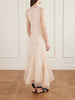 Meera wrap-effect floral-print silk-organza midi dress