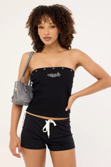 Worship Throws Tube Top Black