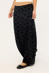 Luck & Trouble Gia Maxi Skirt Black