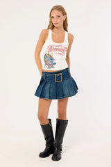 Neovision Yokai Lace Back Tank Top White