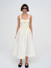 Billie Pointelle Midi Dress