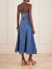 Rowyn denim midi dress