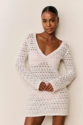 Vespa Crochet Mini Cover-Up Dress