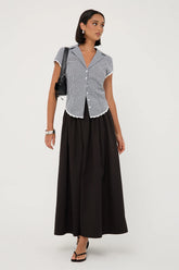 Perfect Stranger Isley Maxi Skirt Black