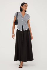 Perfect Stranger Isley Maxi Skirt Black