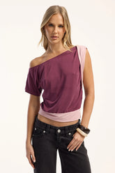 Motel Sobiya Top Deep Purple