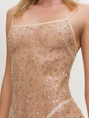Washed Ashore Midi Slip Dress