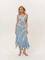 Stormie Dot Midi Dress