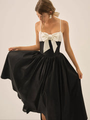 Emalie Taffeta Midi Dress