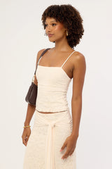 Luck & Trouble Tahlia Lace Cami Top Cream