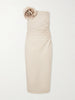 Vera embellished gingham cotton midi dress