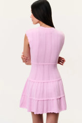 Laighton Stretch Pointelle Mini Dress