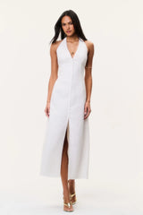 Lovis Linen Halter Maxi Dress