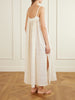 Eda striped cotton-gauze midi dress