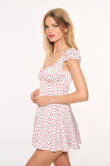 Avine Polkadot Mini Dress