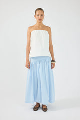 Perfect Stranger Monti Maxi Skirt Blue