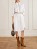Valdi cotton jacquard-poplin midi dress
