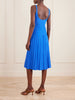 Ellison pleated knitted stretch-jersey midi dress