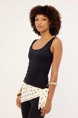 L&t Sophia Singlet Tank Top Black