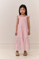 Little Girls Rhiannon Cotton Maxi Dress