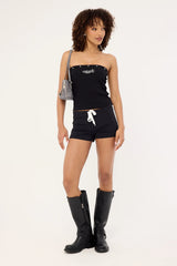 Worship Throws Tube Top Black