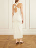 Saba embellished crepe midi dress