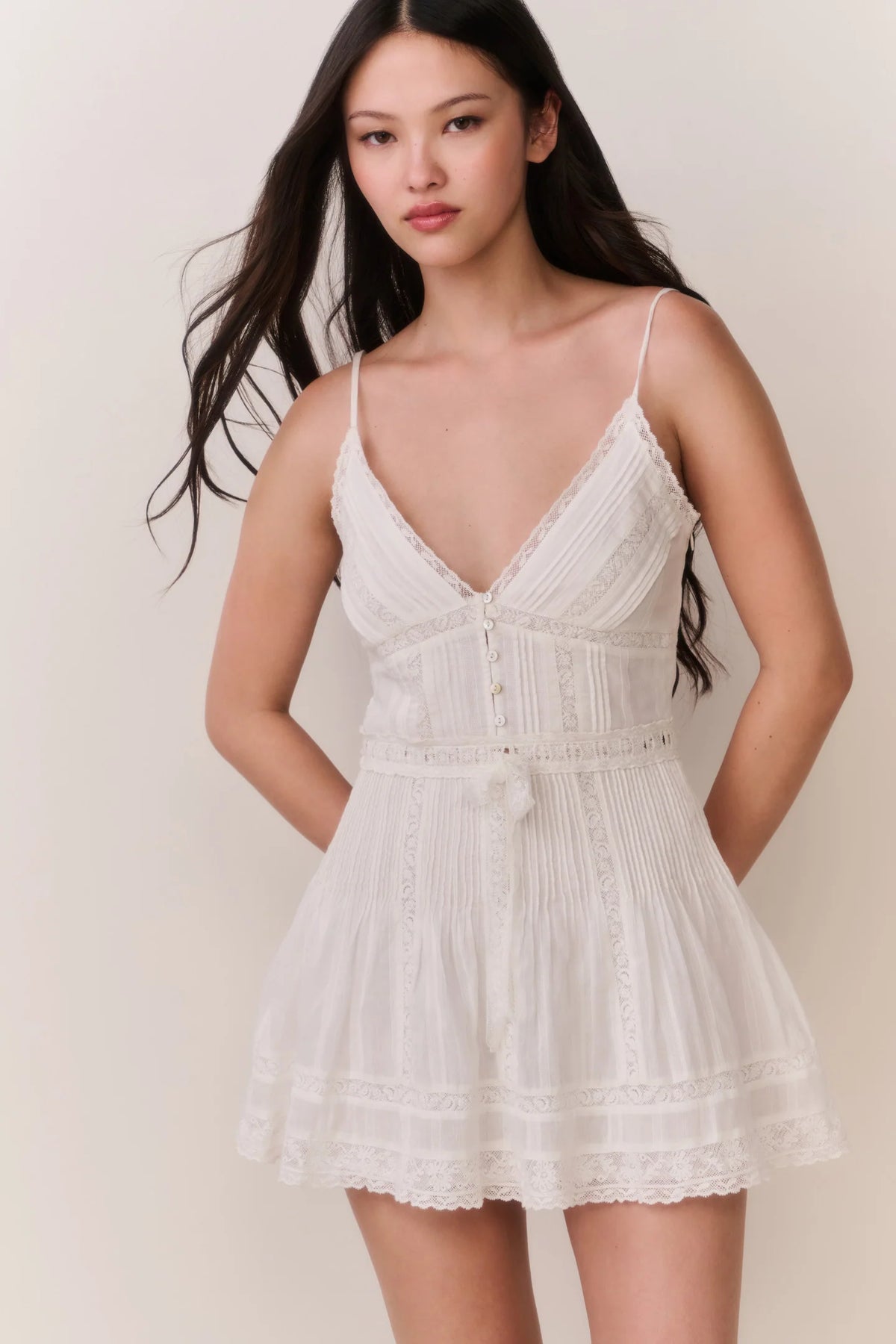 Zirelle Cotton Victorian Mini Dress