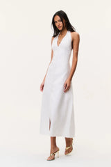 Lovis Linen Halter Maxi Dress