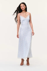 Manuela Silk-Blend Maxi Slip Dress