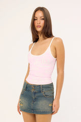Von Dutch Von Dutch AOP Top Baby Pink