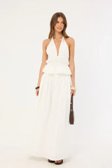 Sndys The Label Nesa Maxi Skirt White