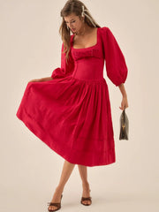 Betsy Bow Midi Dress