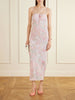 Riri floral-print silk-satin midi dress