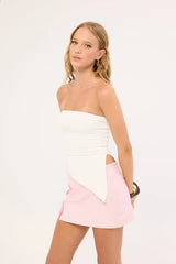 Luck & Trouble Calypso Sequin Mini Skirt Pink