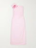 Vera embellished gingham cotton midi dress