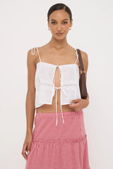 Sndys The Label Asta Top White
