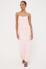 Perfect Stranger Evon Maxi Skirt Pink