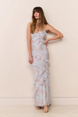Rialto Floral Chiffon Maxi Dress