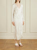 Rommi crinkled-voile midi wrap dress
