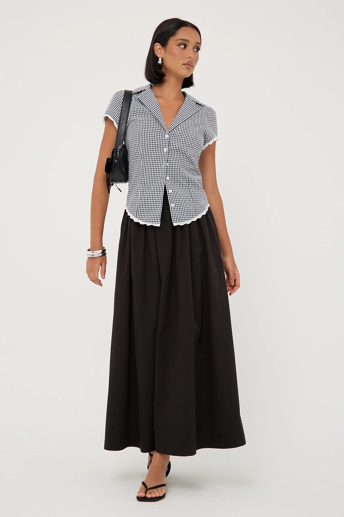 Perfect Stranger Isley Maxi Skirt Black